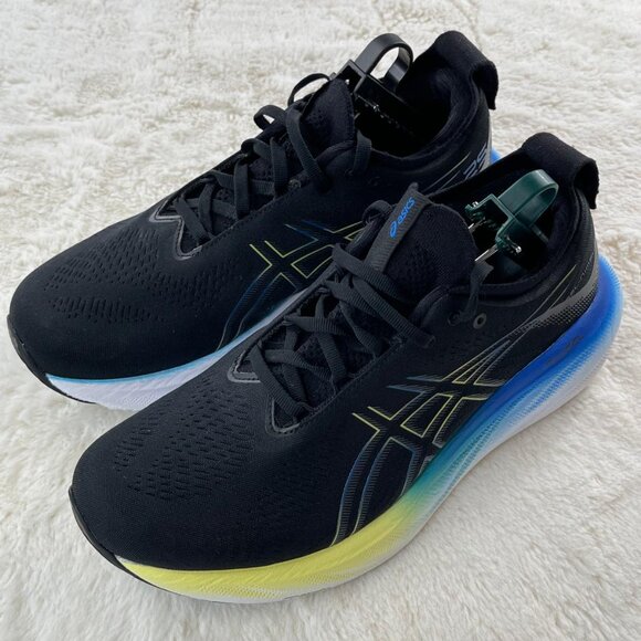 Asics Mens Gel-Nimbus 25 1011B618 Gray Running Shoes Size 9.5 Extra Wide - Picture 1 of 9